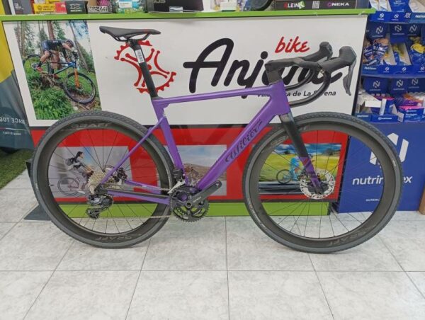 BIKE RAVE SLR GRX DI2 2X GRAFF AERO PURPLE BLACK MATT